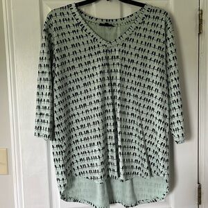 Jane and Delancey Bird tunic 1x